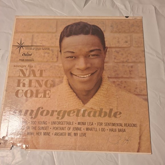 nat king cole unforgettable lp record - Picture 1 of 7